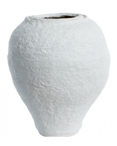 Váza Timerga papermache bílá Ø 45 x 50 cm