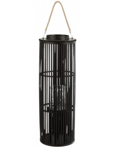 Lucerna bambusová černá 80 cm