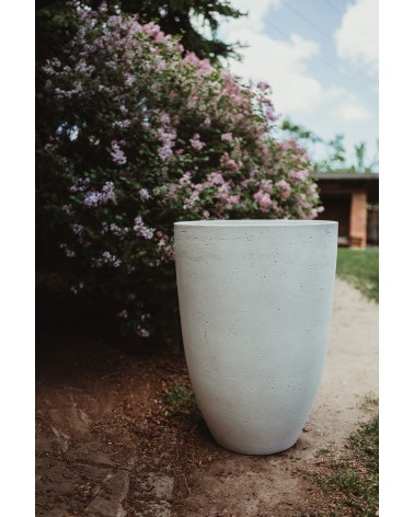 Květináč Koko Antique White 52 x 52 x 72 cm