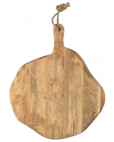 Prkénko na krájení kulaté z organického dřeva 47,5 cm