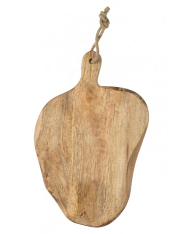 Prkénko na krájení oválné z organického dřeva 43 cm