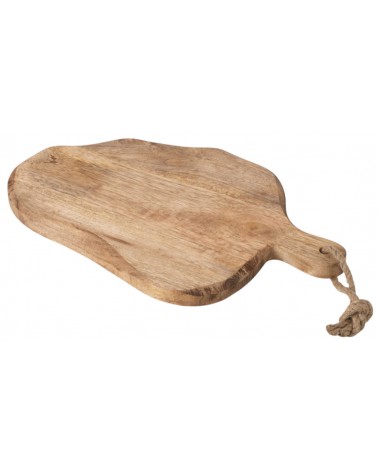 Prkénko na krájení oválné z organického dřeva 43 cm