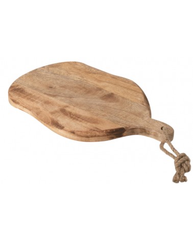 Prkénko na krájení oválné z organického dřeva 37 cm