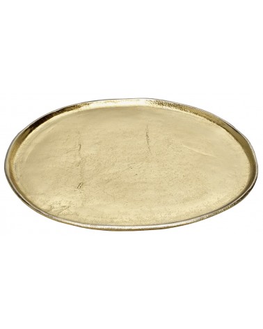 Tácek kovový zlatý 29 cm