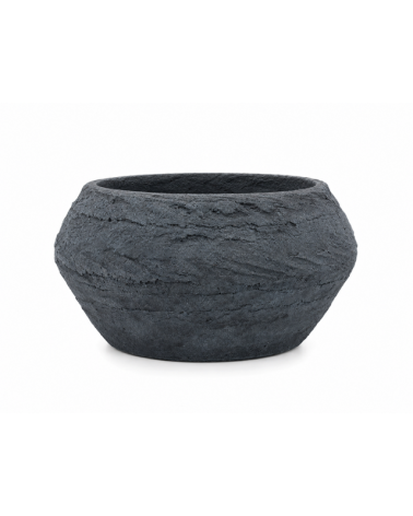 Mísa keramická Adel 35 x 20 cm antracitově černá