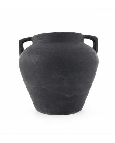 Váza keramická Phal 30 x 34 cm černá
