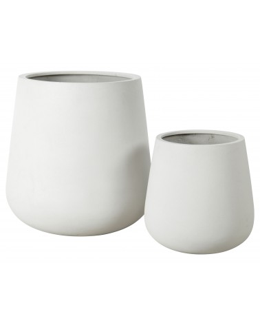 Květináč Sahara Natural White 66 x 67 cm