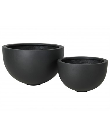 Květináč Kurri Black 60 x 38 cm